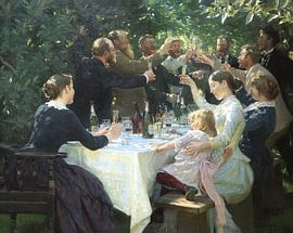 Hip hip hip hourrah ! Parti Artiste, Peder Severin Krøyer
