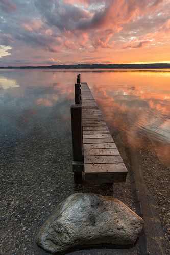 Coucher de soleil au Starnberger See