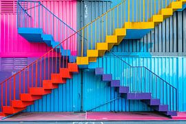 stairs in or around the house or buildings