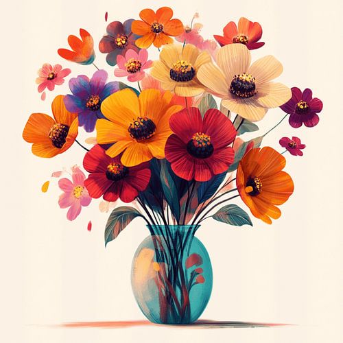 Flowers in a vase