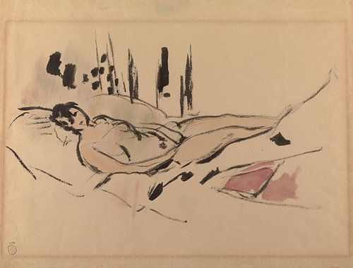 Rik Wouters - Liggend naakt