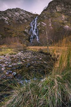 Steal waterval, Ben Nevis in Schotland van Bob Slagter