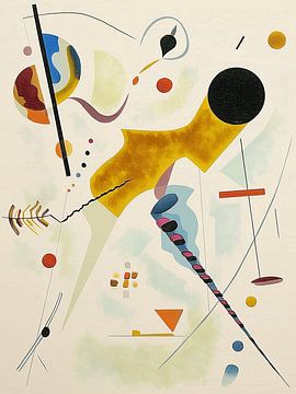 Miró trifft auf Kandinsky_09 von Artclaud