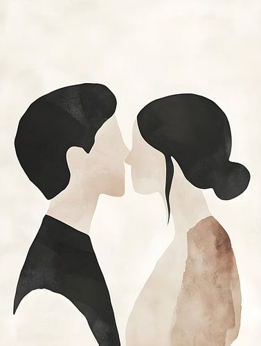 Relation amoureuse : mari et femme sur Moody Mindscape