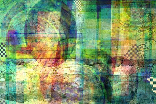 Abstract, groentinten