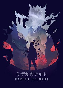 Naruto Uzumaki Kyuubi- Naruto - Poster / Affiche 