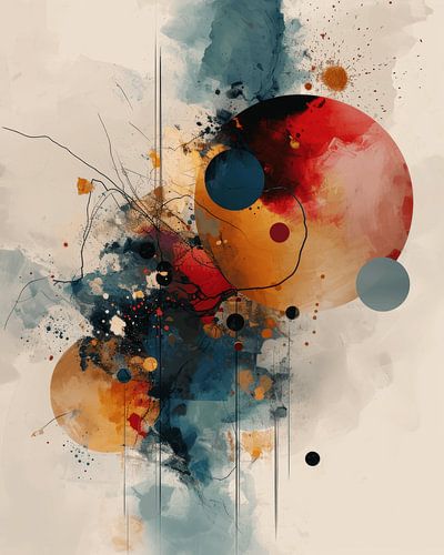 Colorée, moderne et abstraite