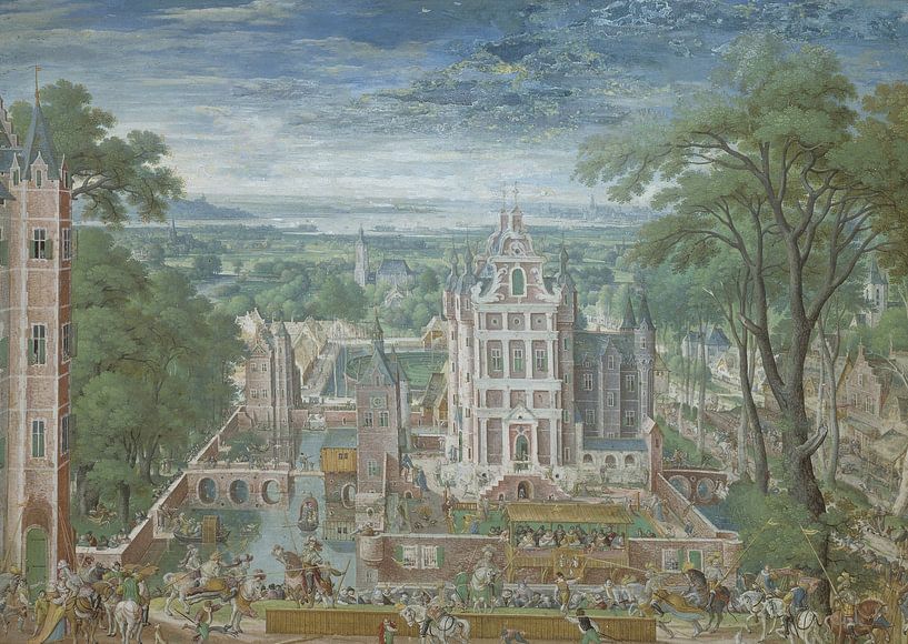 Tournament outside a Castle, Hans Bol by Masterful Masters