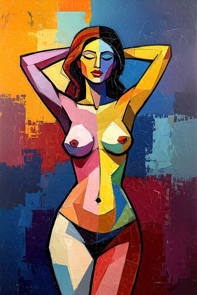artistic nude woman by Egon Zitter