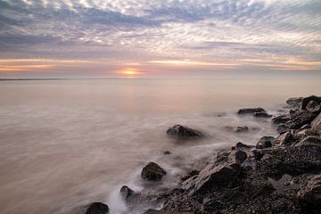 De magnifiques nuages au coucher du soleil