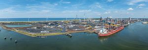 Stahlwerk Hoogovens steel in Velsen an der Nordseeküste