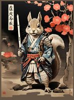 Guerrier écureuil japonais