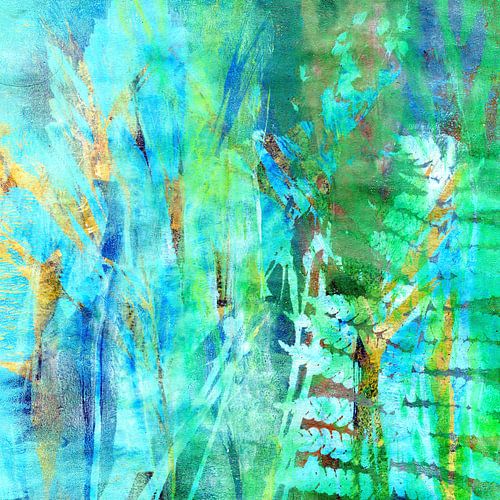 blauw groen gras concert