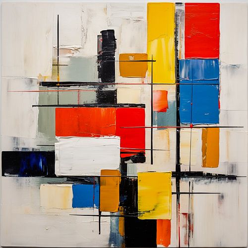 Kleurrijk en abstract beeld