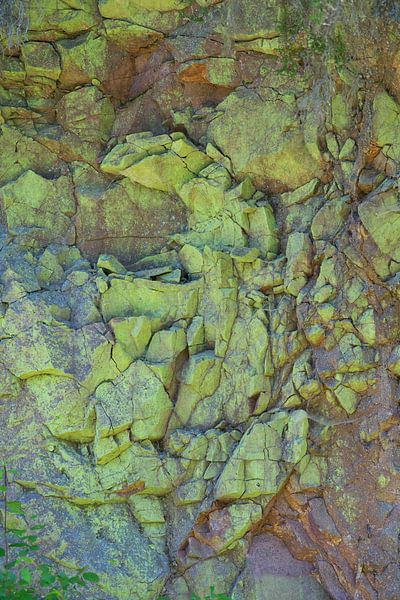 Rock with verdigris by Daniel Dorst