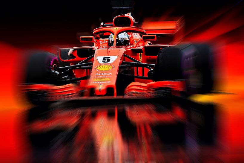 Vettel Number Five by DeVerviersBelgium