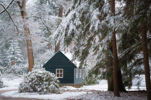 Winterse taferelen in Kroondomein het Loo