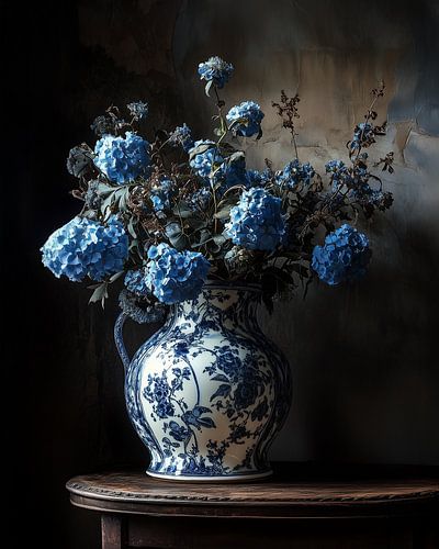 Rustikales Delfter Blau II