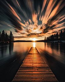 Sonnenuntergang am See