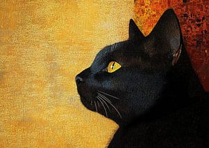 Schwarze Katze