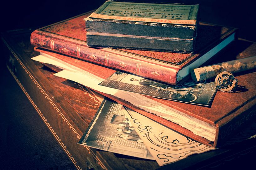 Stillife with books by Suus Mutsaers