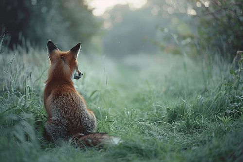 Early Morning in Nature | The Enchanted Silence and the Shy Fox at the Forest's Edge