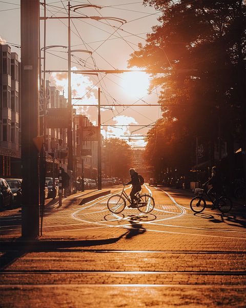 La ville d'or à vélo par Jelte Lagendijk