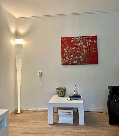 Almond blossom by Vincent van Gogh (Dark red)