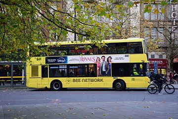 Yellow bus of the Bee Network by Frank's Awesome Travels