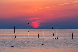 Sunset North Sea Rockanje II by Dave Zuuring
