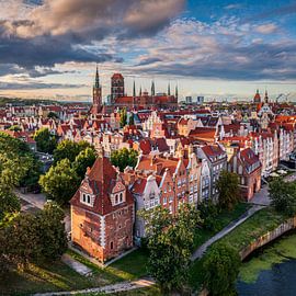 Old Town of Gdansk, Poland by Michael Abid