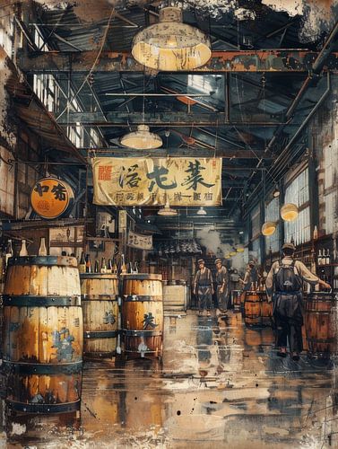 OLd Traditionele markt van Tokio