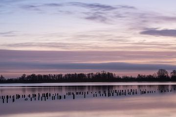 Lever de soleil Vinkeveen Botshol ! sur Peter Haastrecht, van