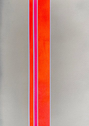 Centre — Neon Stripe Art Print | House He[art]