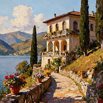 Romantisches italienisches Herrenhaus 8 von Johannas Art Creations