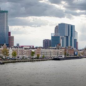 Panorama de l'horizon de Rotterdam sur Bas Bakema