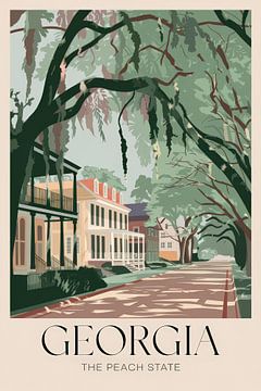 Georgia by Poster Art Shop