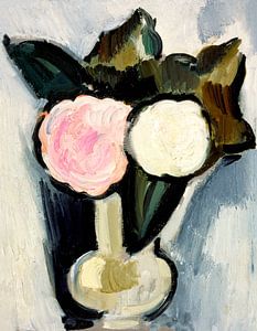 Blumen Stilleben mit Rosen
