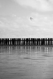 The pier heads at Oostkapelle by Rik Verslype