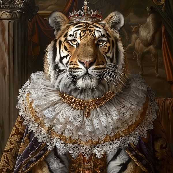 Royal tiger by Poster Art Shop