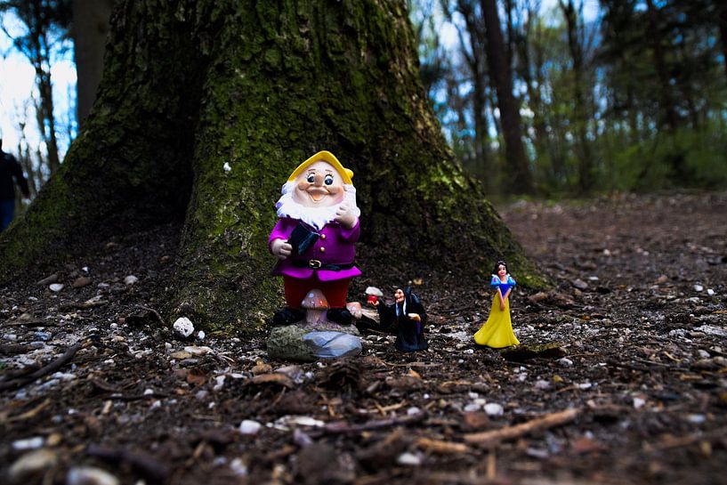 Snow White in the forest by Joelle van Buren