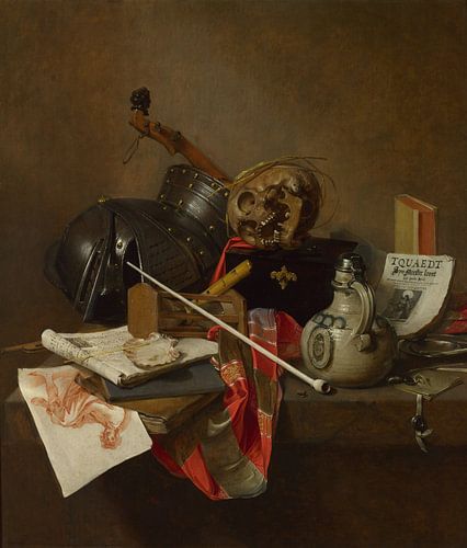 Vanitas Stilleven, Jan Jansz. Treck
