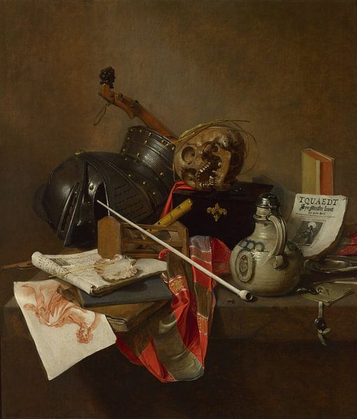 Vanitas Still Life, Jan Jansz. Treck by Masterful Masters