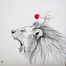 HeartFlow Lion von Helma van der Zwan Miniaturansicht