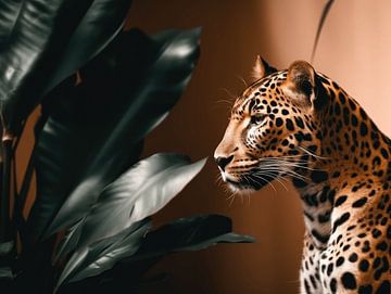 Leopard in Loof - Dschungel Mystique von Eva Lee