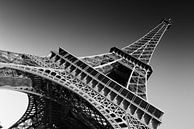 Eiffel tower in Paris, France/ black and white by Lorena Cirstea thumbnail