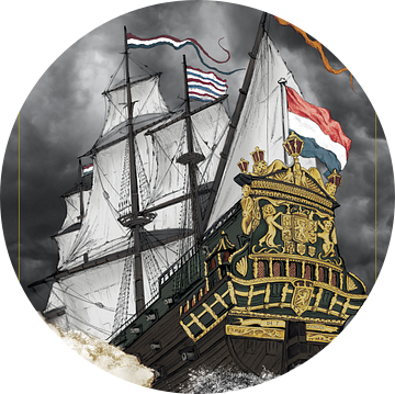 VOC Schip De Zeven Provinciën van Willem Heemskerk