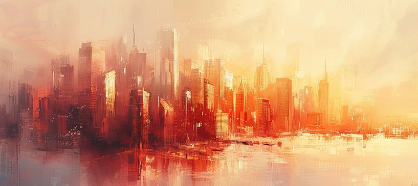 Abstract Skyline van ARTEO Schilderijen