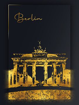 Berlijn van Printed Artings