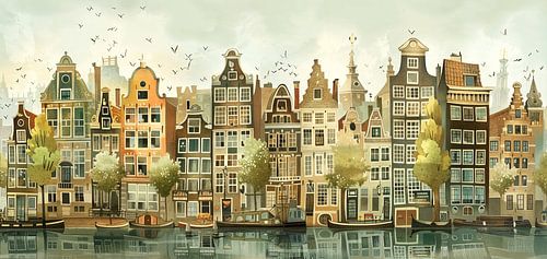 Maisons sur le canal